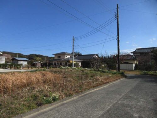 ＜南伊豆町湊＞南西角地・陽当たり良好の静かな住宅用地【売・土地】